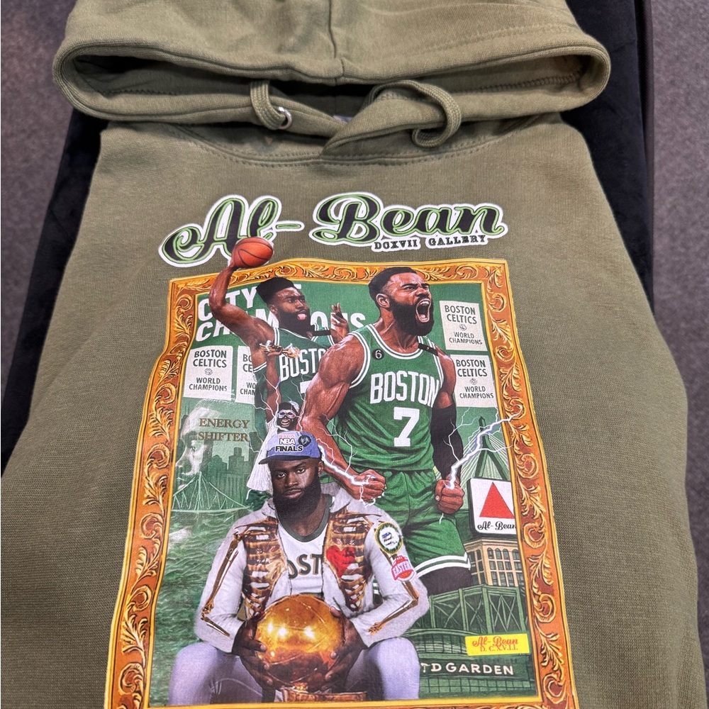 Green JBrown Al-Bean Boston Hoodie